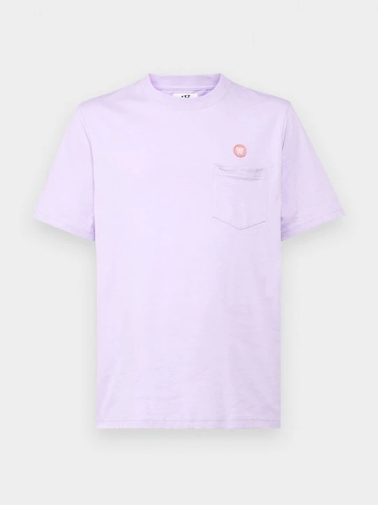 Zdjęcie produktu T-shirt basic Double A By Wood Wood liliowy