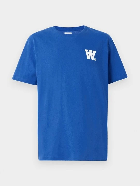 Zdjęcie produktu T-shirt basic Double A By Wood Wood niebieski