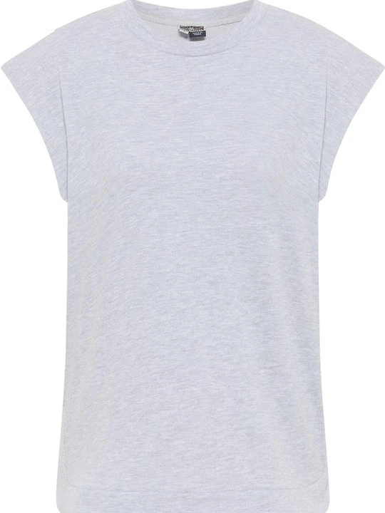 Zdjęcie produktu T-shirt basic Dreimaster antracytowy melanż