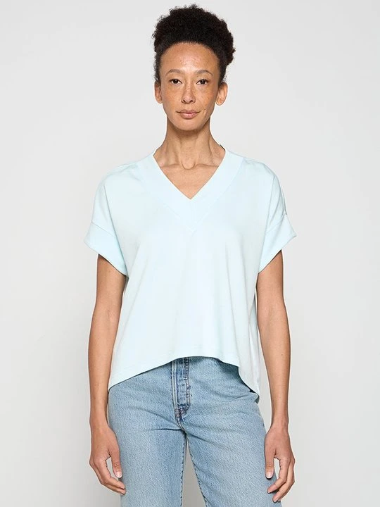 Zdjęcie produktu T-shirt basic Dreimaster turkusowy