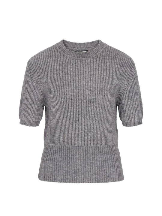 Zdjęcie produktu T-shirt basic Dreimaster szary melanż