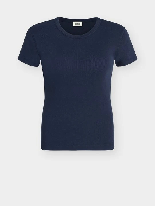 Zdjęcie produktu T-shirt basic Drykorn granatowy