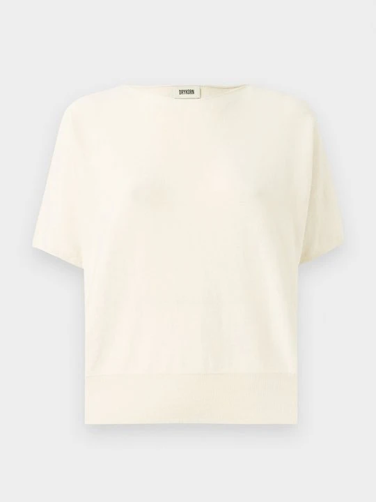 Zdjęcie produktu T-shirt basic Drykorn mleczny