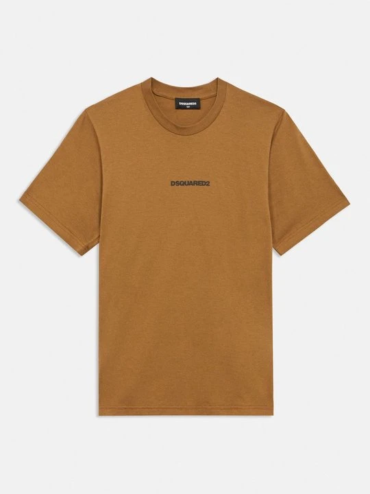 Zdjęcie produktu T-shirt basic Dsquared2 brązowy