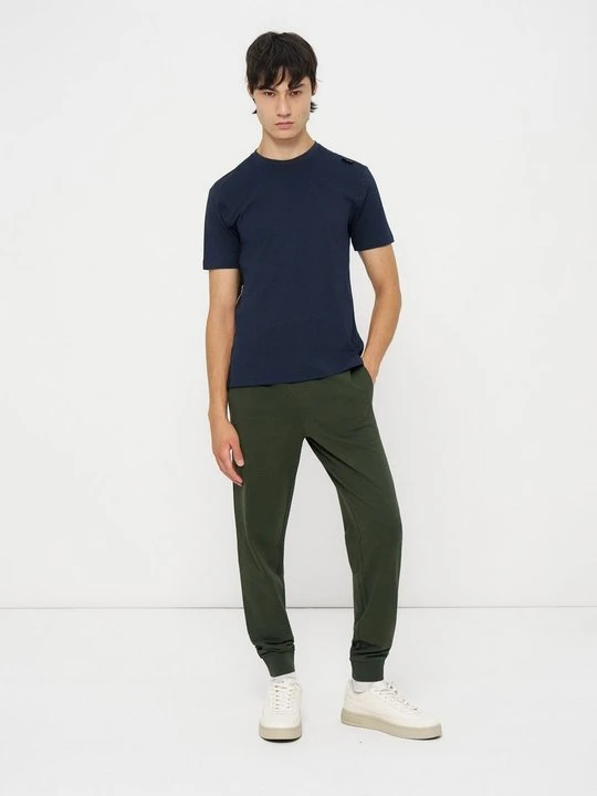 Zdjęcie produktu T-shirt basic EA7 Emporio Armani ciemnozielony