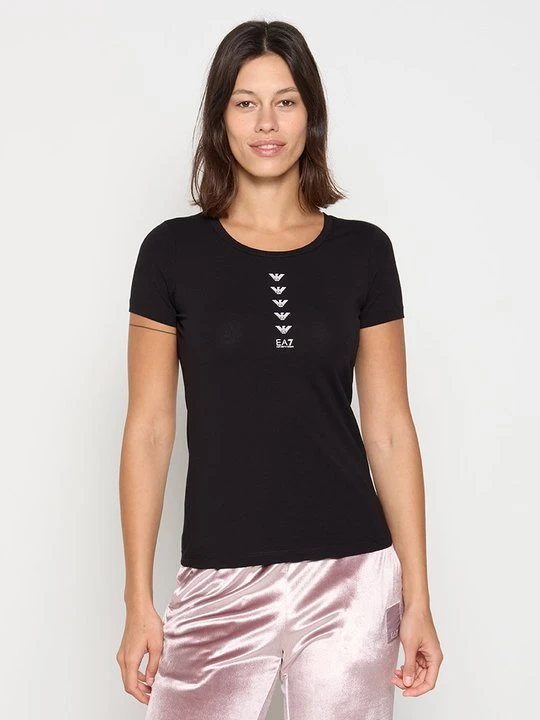 Zdjęcie produktu T-shirt basic EA7 Emporio Armani czarny