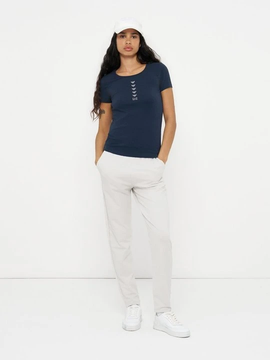 Zdjęcie produktu T-shirt basic EA7 Emporio Armani granatowy