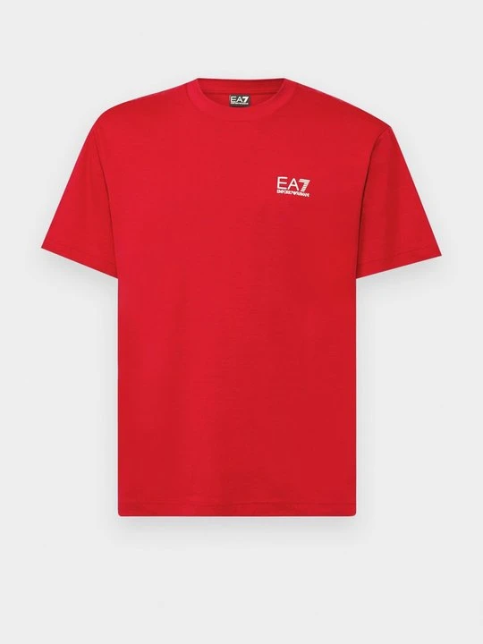 Zdjęcie produktu T-shirt basic EA7 Emporio Armani jasnoczerwony