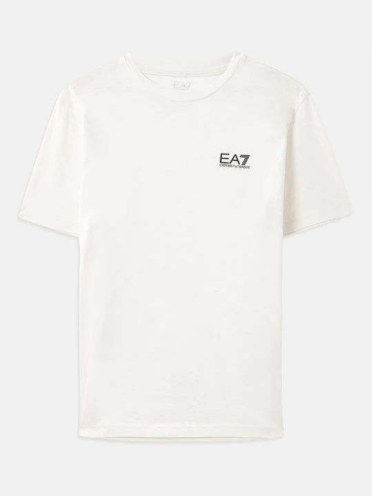 Zdjęcie produktu T-shirt basic EA7 Emporio Armani mleczny