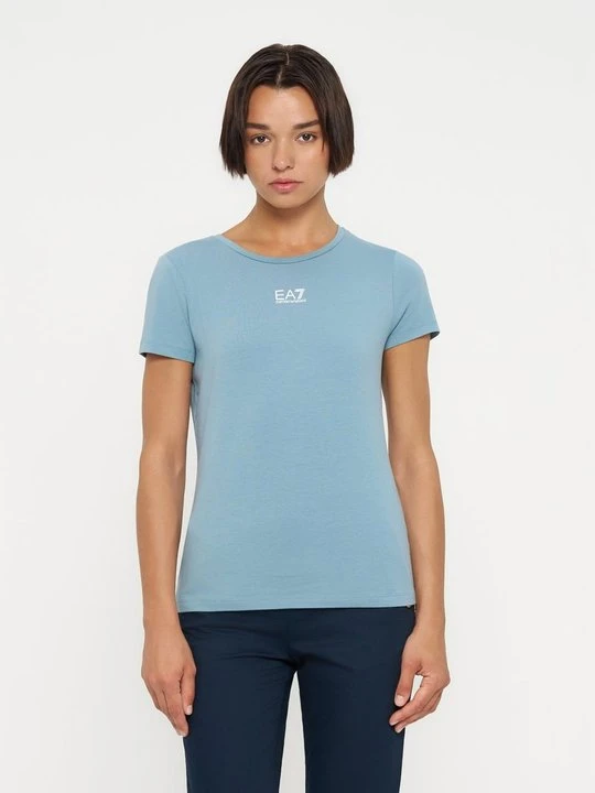 Zdjęcie produktu T-shirt basic EA7 Emporio Armani niebieski