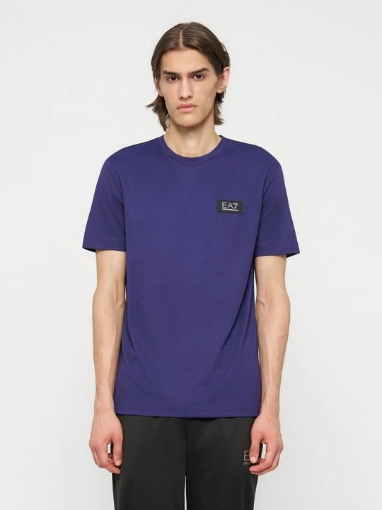 Zdjęcie produktu T-shirt basic EA7 Emporio Armani niebieski
