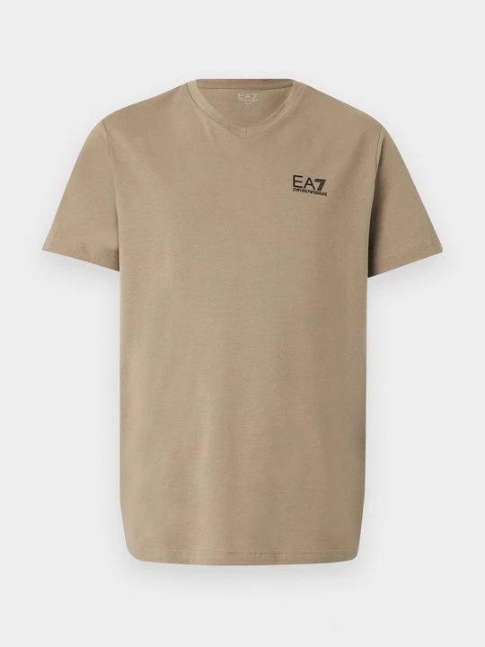 Zdjęcie produktu T-shirt basic EA7 Emporio Armani piaskowy