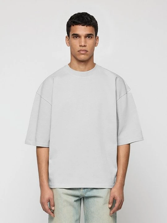 Zdjęcie produktu T-shirt basic EIGHTYFIVE jasnoszary