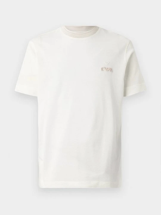 Zdjęcie produktu T-shirt basic Emporio Armani mleczny