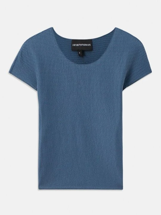 Zdjęcie produktu T-shirt basic Emporio Armani niebieski