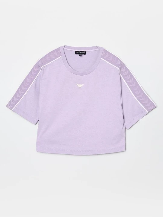 Zdjęcie produktu T-shirt basic Emporio Armani fioletowy