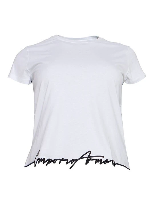 Zdjęcie produktu T-shirt basic Emporio Armani mleczny