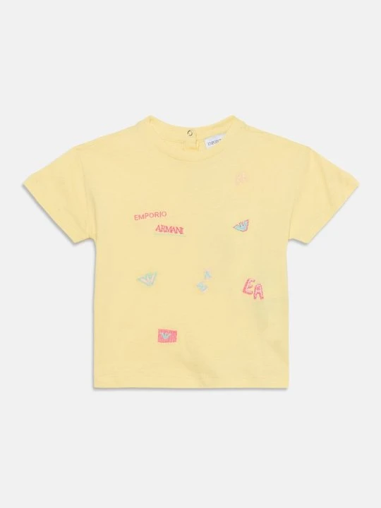 Zdjęcie produktu T-shirt basic Emporio Armani żółty