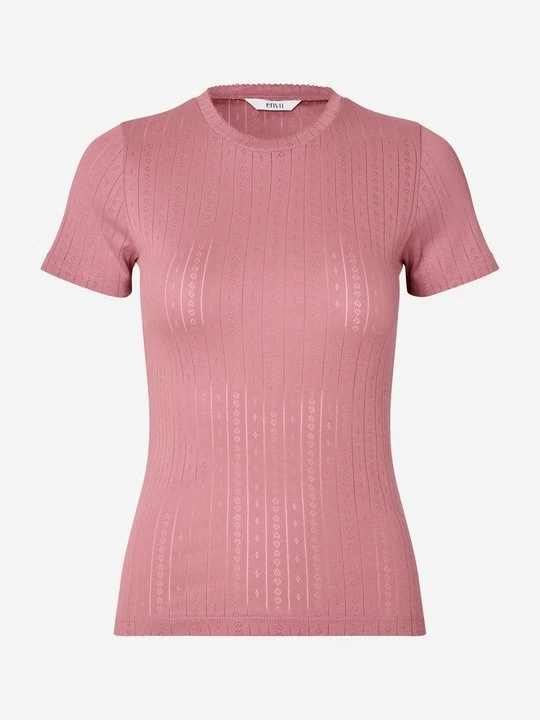 Zdjęcie produktu T-shirt basic Envii liliowy