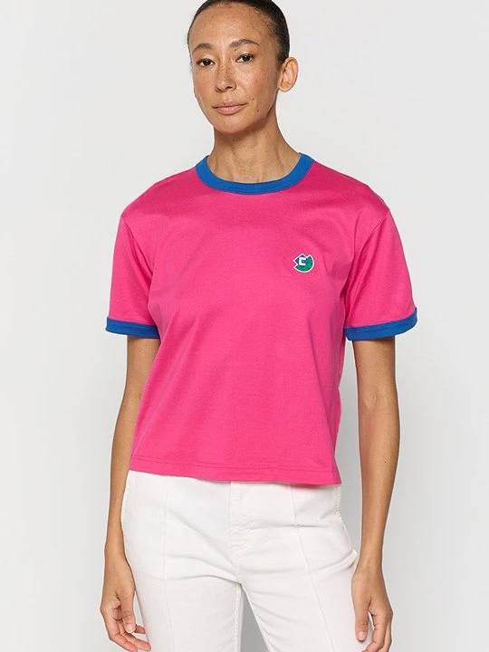 Zdjęcie produktu T-shirt basic Esprit różowy