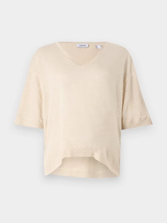 Zdjęcie produktu T-shirt basic Esprit piaskowy