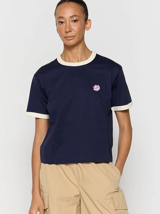 Zdjęcie produktu T-shirt basic Esprit granatowy