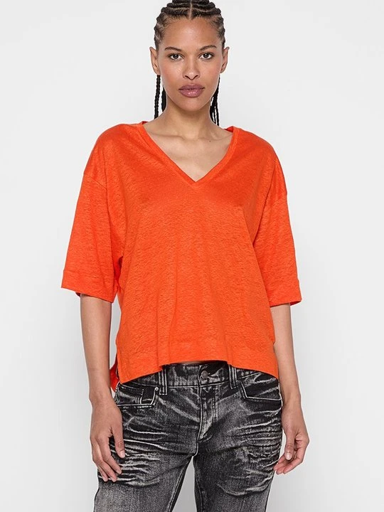 Zdjęcie produktu T-shirt basic Esprit pomarańczowy