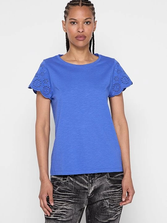 Zdjęcie produktu T-shirt basic Esprit niebieski