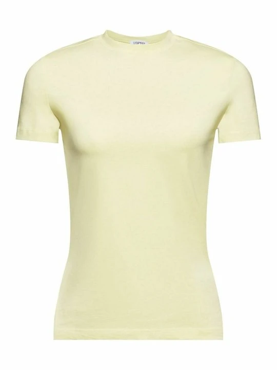 Zdjęcie produktu T-shirt basic Esprit jasnożółty
