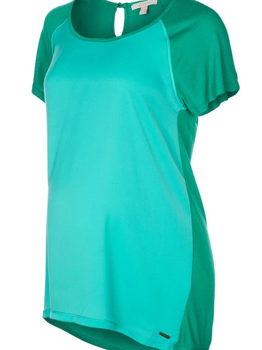 Zdjęcie produktu T-shirt basic Esprit turkusowy