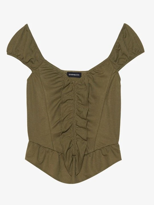 Zdjęcie produktu T-shirt basic Even&Odd By Zalando oliwkowy
