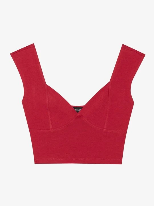 Zdjęcie produktu T-shirt basic Even&Odd By Zalando ciemnoczerwony