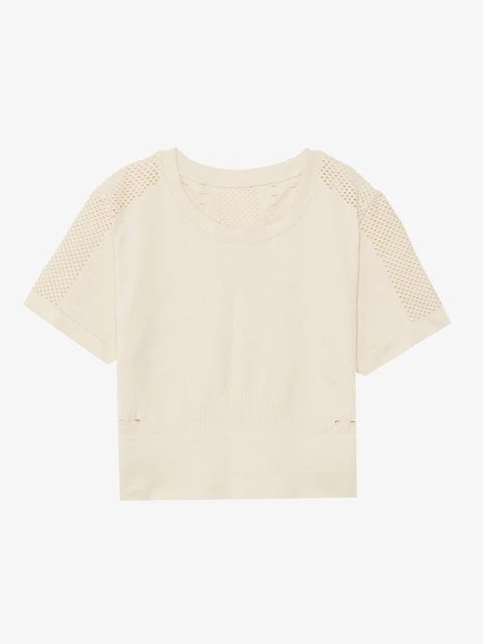 Zdjęcie produktu T-shirt basic Even&Odd beżowy