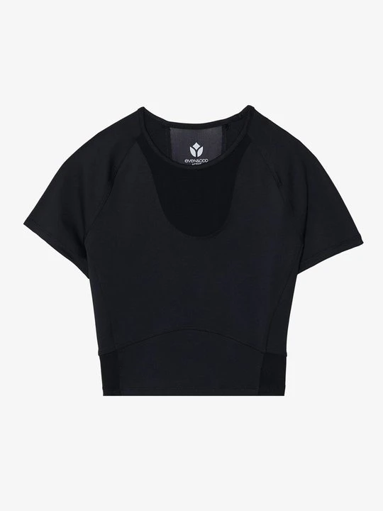 Zdjęcie produktu T-shirt basic Even&Odd czarny