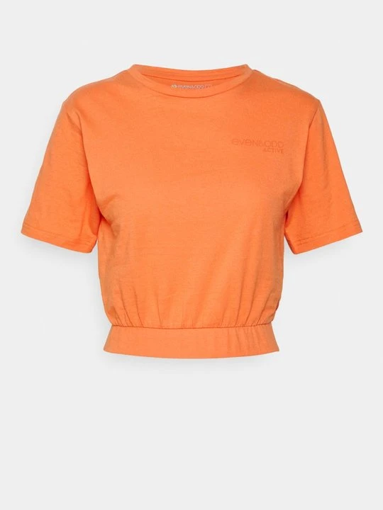 Zdjęcie produktu T-shirt basic Even&Odd pomarańczowy