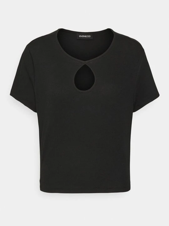 Zdjęcie produktu T-shirt basic Even&Odd Curvy By Zalando czarny