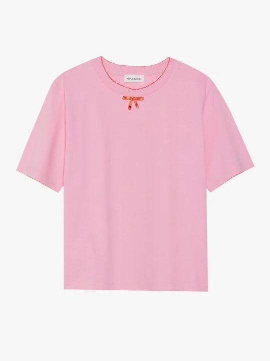 Zdjęcie produktu T-shirt basic Even&Odd różowy