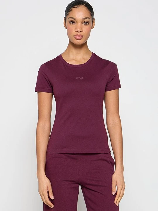 Zdjęcie produktu T-shirt basic Fila fioletowy