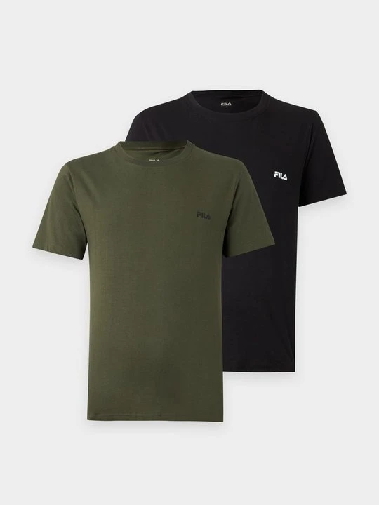 Zdjęcie produktu T-shirt basic Fila ciemnozielony
