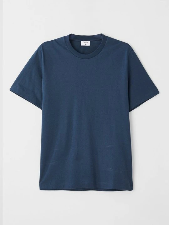 Zdjęcie produktu T-shirt basic Filippa K niebieski
