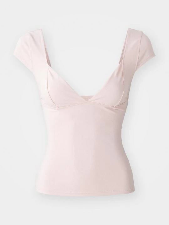 Zdjęcie produktu T-shirt basic Free People różowy
