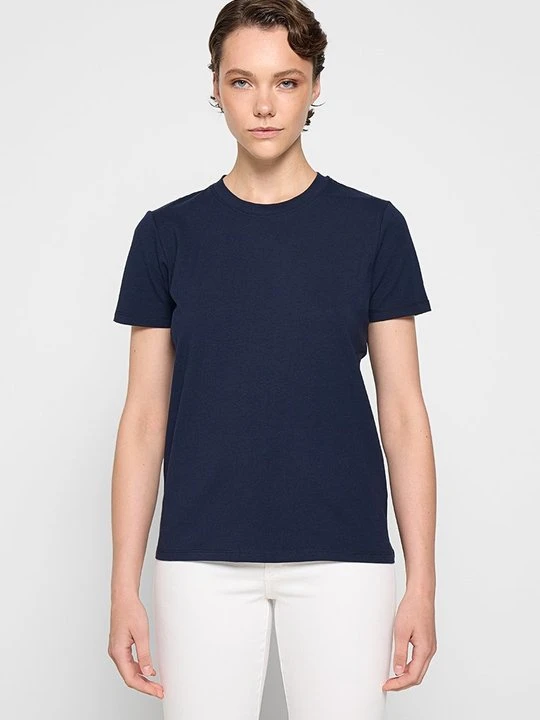 Zdjęcie produktu T-shirt basic French Connection granatowy