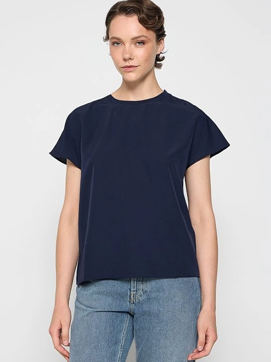 Zdjęcie produktu T-shirt basic French Connection granatowy