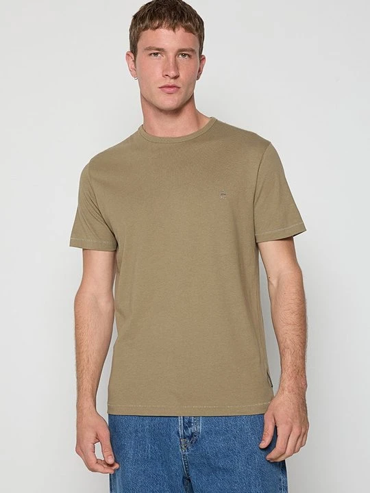 Zdjęcie produktu T-shirt basic French Connection khaki