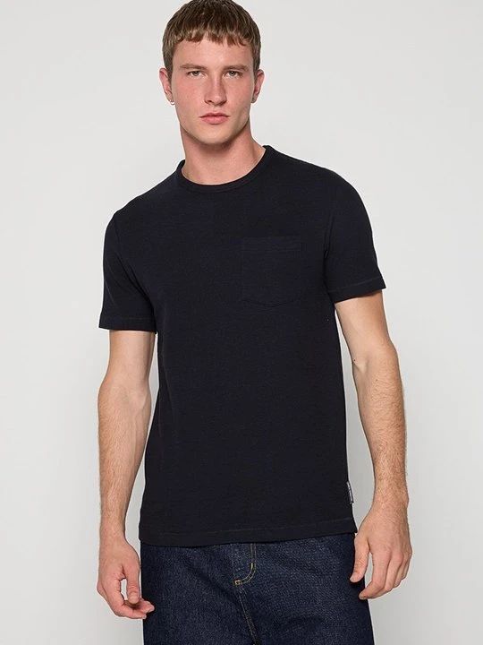 Zdjęcie produktu T-shirt basic French Connection niebieski