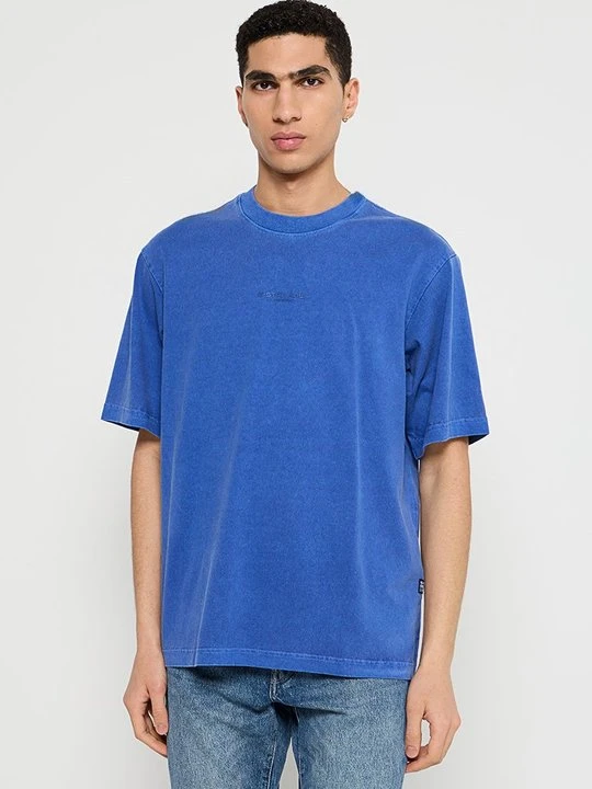 Zdjęcie produktu T-shirt basic G-Star błękit królewski