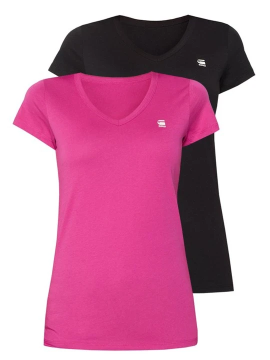 Zdjęcie produktu T-shirt basic G-Star czarny melanż