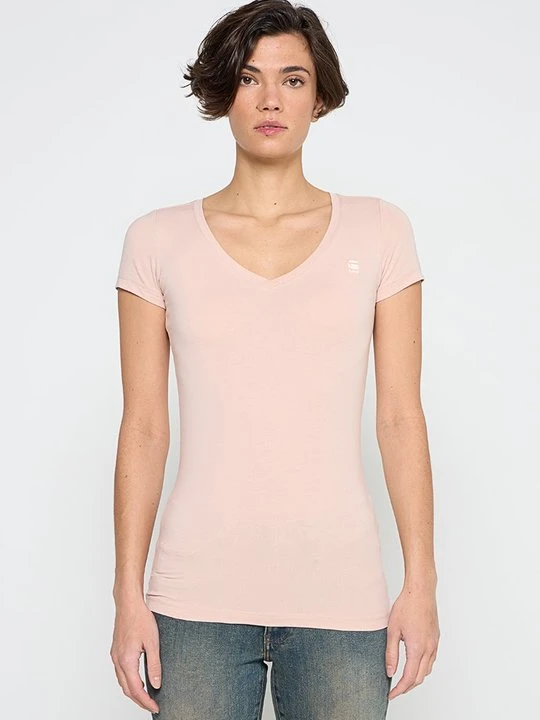 Zdjęcie produktu T-shirt basic G-Star jasnoróżowy