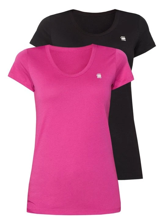 Zdjęcie produktu T-shirt basic G-Star czarny melanż