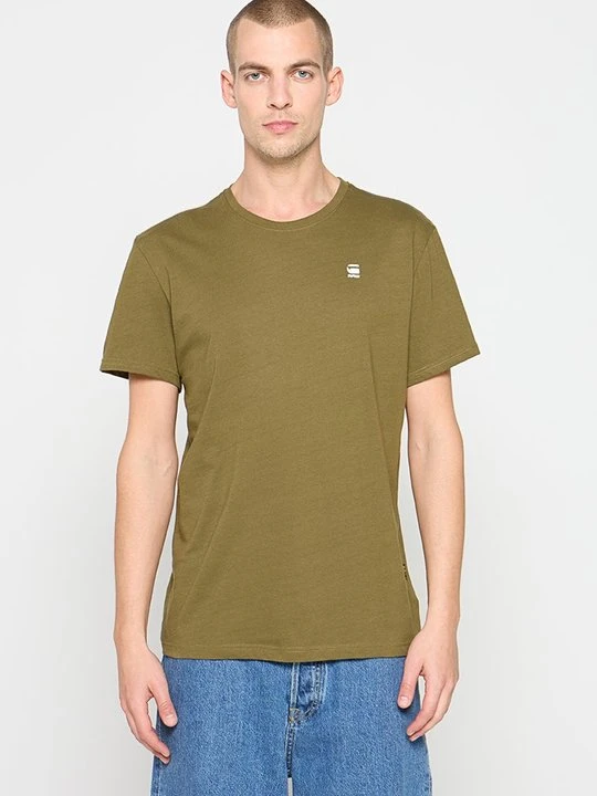 Zdjęcie produktu T-shirt basic G-Star oliwkowy